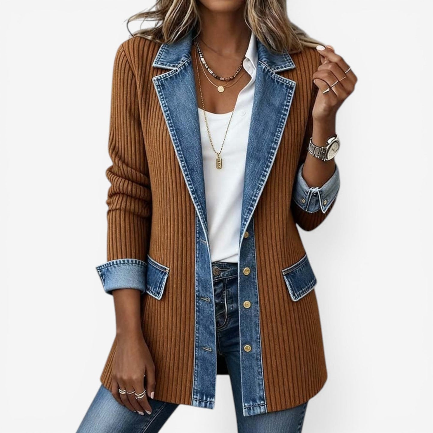 Emilia | Chaqueta de mezclilla