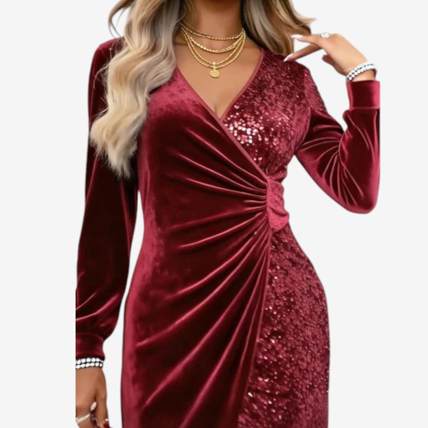 Marconi | Vestido de terciopelo