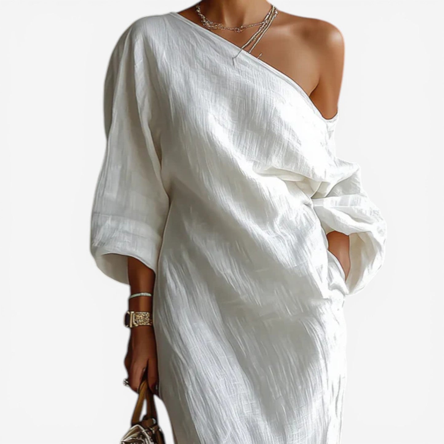 Aubrey | Vestido de un solo hombro